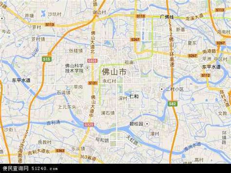 禅城区地图 - 禅城区卫星地图 - 禅城区高清航拍地图 - 便民查询网地图