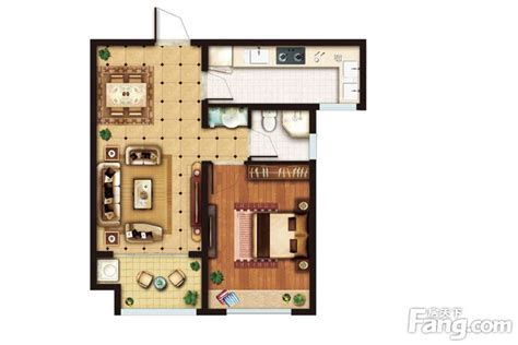 小户型60平米装修,两室一厅50平怎么布置,60平米改三居室_大山谷图库