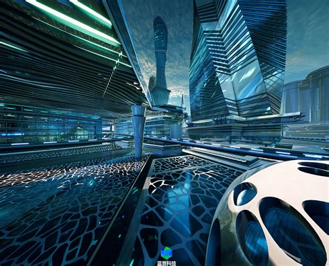 大数据可视化虚拟城市管理。虚幻引擎制作|空间|建筑设计|蓝景科技VR - 原创作品 - 站酷 (ZCOOL)