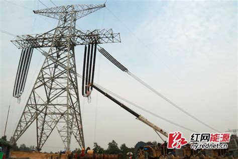 湖南送变电公司顺利完成酒湖特高压工程沅江跨越施工 - 中国电力网-