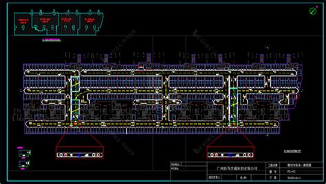 地下停车场CAD施工图-免费3dmax模型库-欧模网