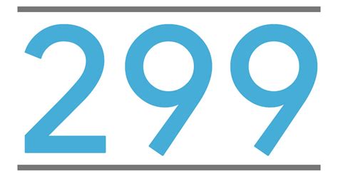Número 299, la enciclopedia de los números - Numero.wiki