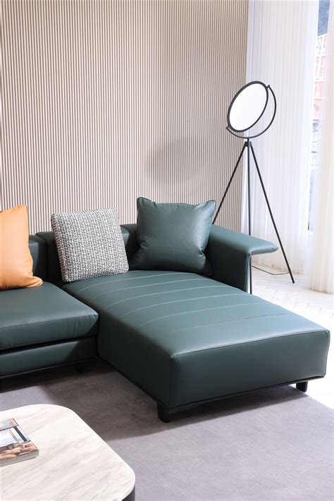 宜洛 现代墨绿色布艺双人沙发-双人沙发-2021美间（软装设计采购助手）