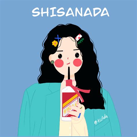 甜美女生卷发头像卡通版
