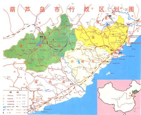 葫芦岛地图高清大图,葫芦岛市版,葫芦岛市(第13页)_大山谷图库