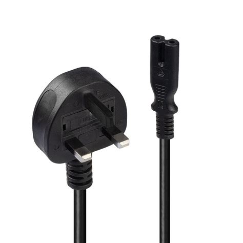Lindy 30445 3m UK 3 Pin Plug To IEC C7 M... | Comms Express