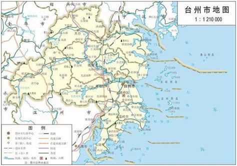 浙江省台州市旅游地图 - 台州市地图 - 地理教师网