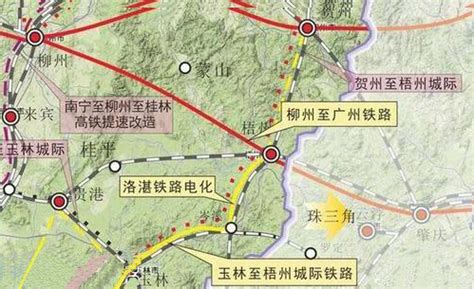 广西贺州至梧州城际铁路2018年将启动