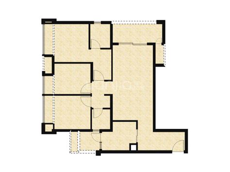 【华润澜山望_重庆华润澜山望楼盘】零居室户型图|2室2厅1厨1卫套内 66m²房型图-重庆贝壳新房