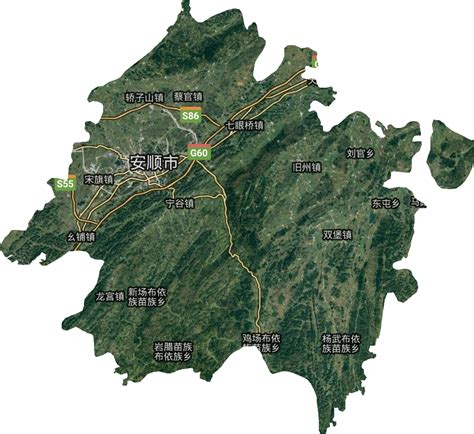 安顺市地图