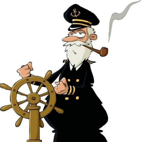 老海象船长带着烟斗插画图片素材_ID:422029916-Veer图库