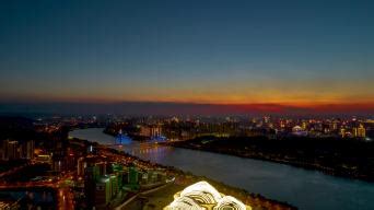 南宁霞染邕江红 给城市增添一抹靓丽-天气图集-中国天气网
