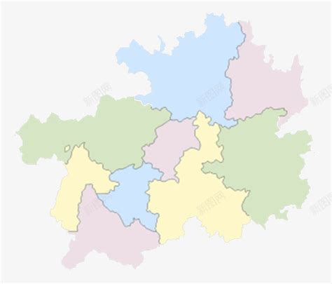 贵州省地图图片