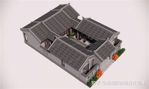 河北农村自建一层中式四合院14×21设计效果图-搜狐大视野-搜狐新闻