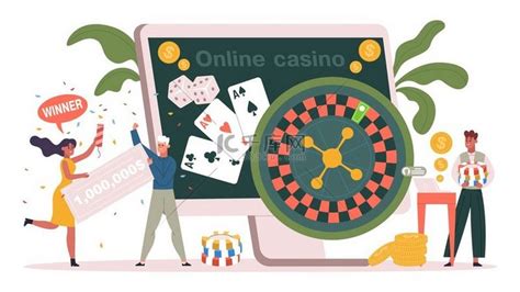 在线互联网赌博、在线赌场、扑克、轮盘概念。背景图片免费下载_海报banner/高清大图_千库网(图片编号6302858)