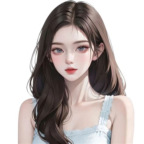 ai头像甜美女生