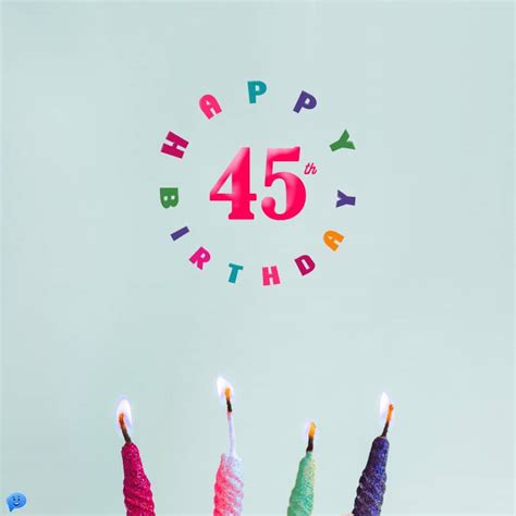 Happy 45th Birthday Balloons Silver Set Decor - Cheers to 45 Years Old Party Theme Garland Star ...