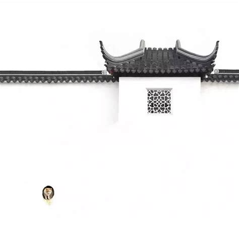 黑瓦白墙的徽派建筑(2)_古建筑_中国古风图片素材大全_古风家