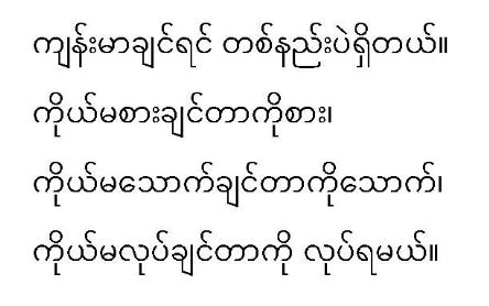 缅甸语-语音（6）