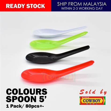 Sudu Plastik Berwarna / Plastik Colored Spoon / Spoon 5