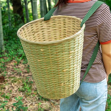 纯手工编织竹箩水果基地竹箩疏菜箩杂物竹箩垃圾大箩-阿里巴巴