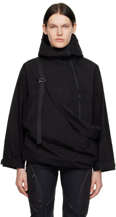 Hyein Seo: Black Detachable Panel Jacket | SSENSE UK