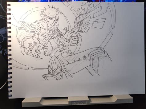 王者荣耀胜利素描图片 王者荣耀胜利素描图片