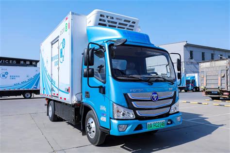 【图】福田 欧马可智蓝 8T 单排氢燃料电池厢式轻卡_实拍图片_1092545_卡车之家