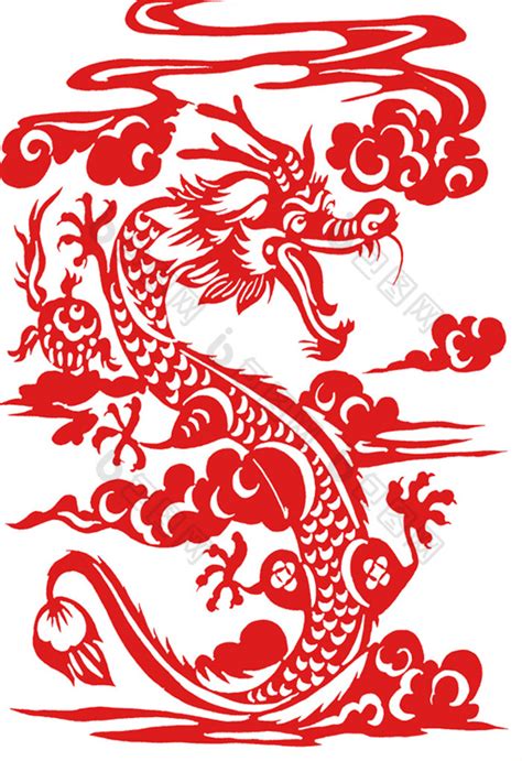 12生肖中国风水墨画免扣素材设计模板素材