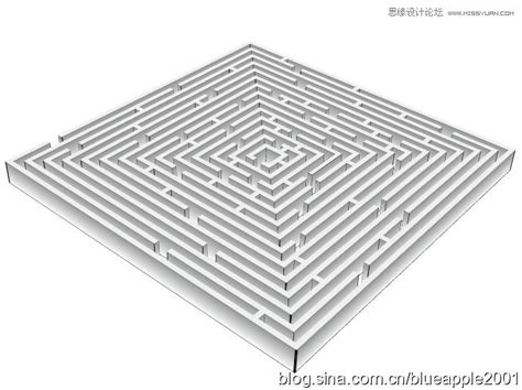 Illustrator制作超酷的立体正方形迷宫效果 - Illustrator教程 | 悠悠之家