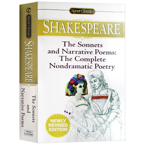 莎士比亚十四行诗叙事诗 The Sonnets and Narrative Poems Shakespeare英文原版诗歌集进口原版英语书籍_虎窝淘