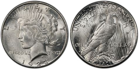 Images of Peace Dollar 1923-S $1 - PCGS CoinFacts