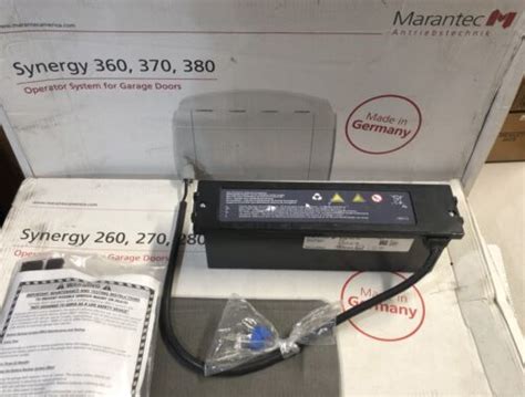 Marantec 104587 Rechargeable Battery Backup Synergy Energy Pack 100 | eBay