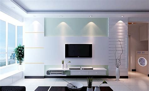 如何为客厅液晶电视背景墙，选择合适的背景颜色_岚禾装饰设计