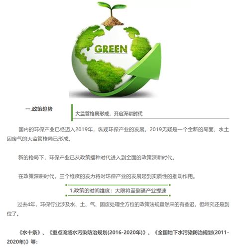 2019年环保行业呈现五大趋势 - 北京众鑫兴业大气污染治理有限公司