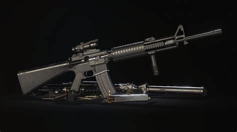 M16A4 - 3D model by Tim Bergholz - ChamferZone.com (@chamferzone ...