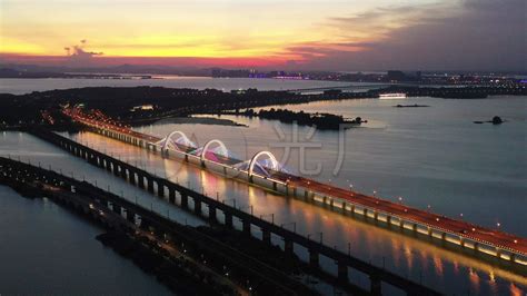 航拍九江长江大桥 一派繁忙景象（图）凤凰网江西_凤凰网