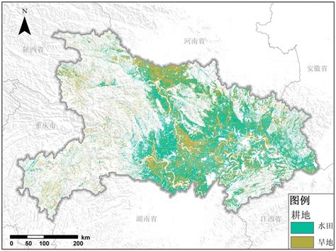 湖北省耕地资源空间分布产品-土地资源类数据-地理国情监测云平台