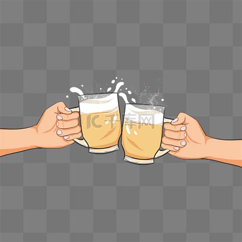 手拿啤酒图片