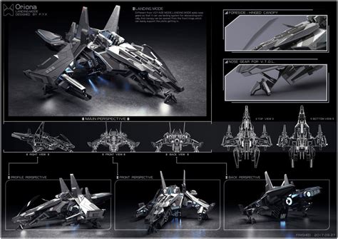 洛杉矶Gurmukh科幻战机太空船设计 [67P] 2/3 - 产品设计