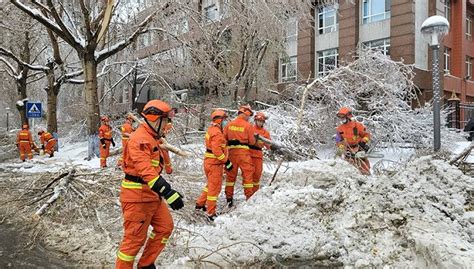 哈尔滨遭遇冻雨灾害，60余万户居民电力供应正在恢复|界面新闻 · 中国