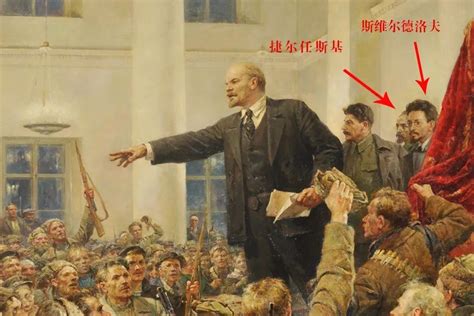 油画 列宁宣布苏维埃政权成立 高清大图下载_大师名画网