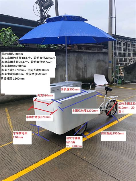 促销款冷饮果汁冰淇淋三轮小车卖棒冰冰淇淋人力三轮车商用款-阿里巴巴