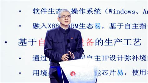 [党代表通道]胡伟武：龙芯CPU性能正向中高端迈进-中国科技网