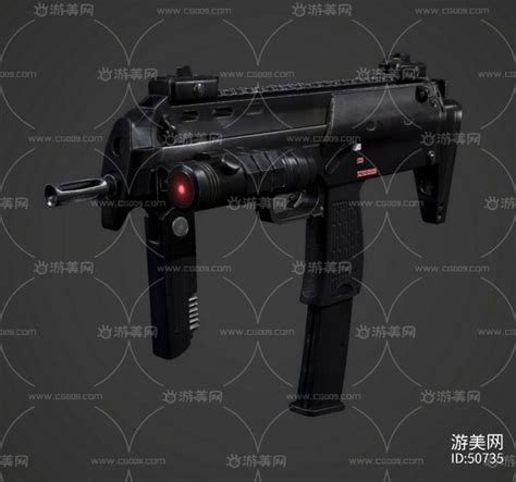 枪 冲锋枪 MP7 武器 枪支-cg模型免费下载-CG99