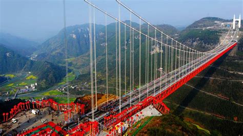 世界上跨度最大的双层悬索桥武汉杨泗港长江大桥正式通车--图片频道--人民网