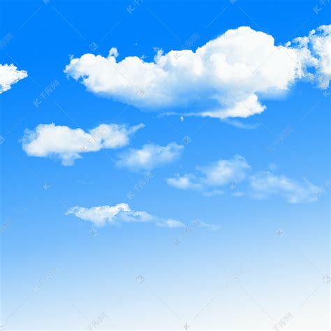 一朵白色云朵天空素材图片免费下载-千库网