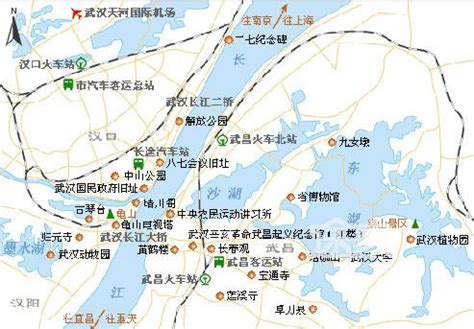武汉旅游景点大全地图_武汉旅游地图高清版