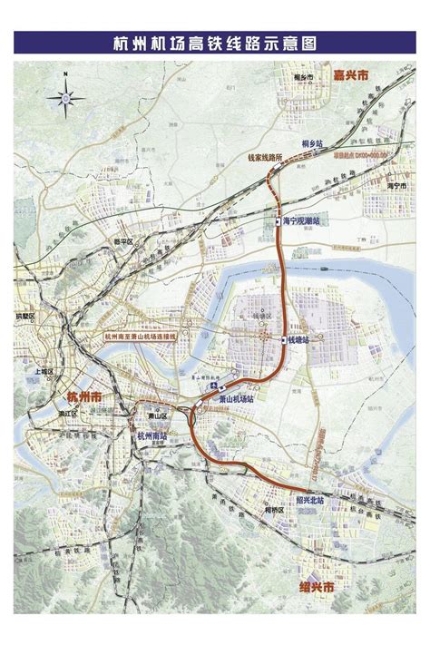 杭温高铁线路图一览- 杭州本地宝