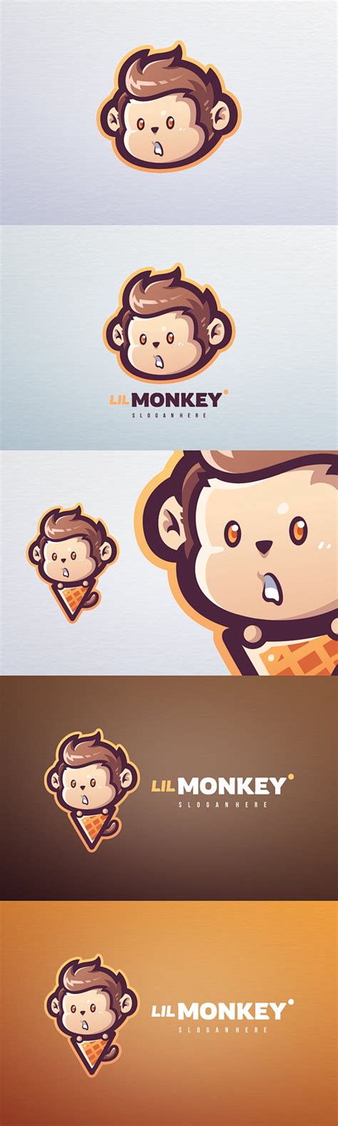 卡通猴子素材免费下载 - 觅知网